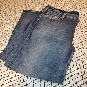 Women's Silver Jean Suki Capris